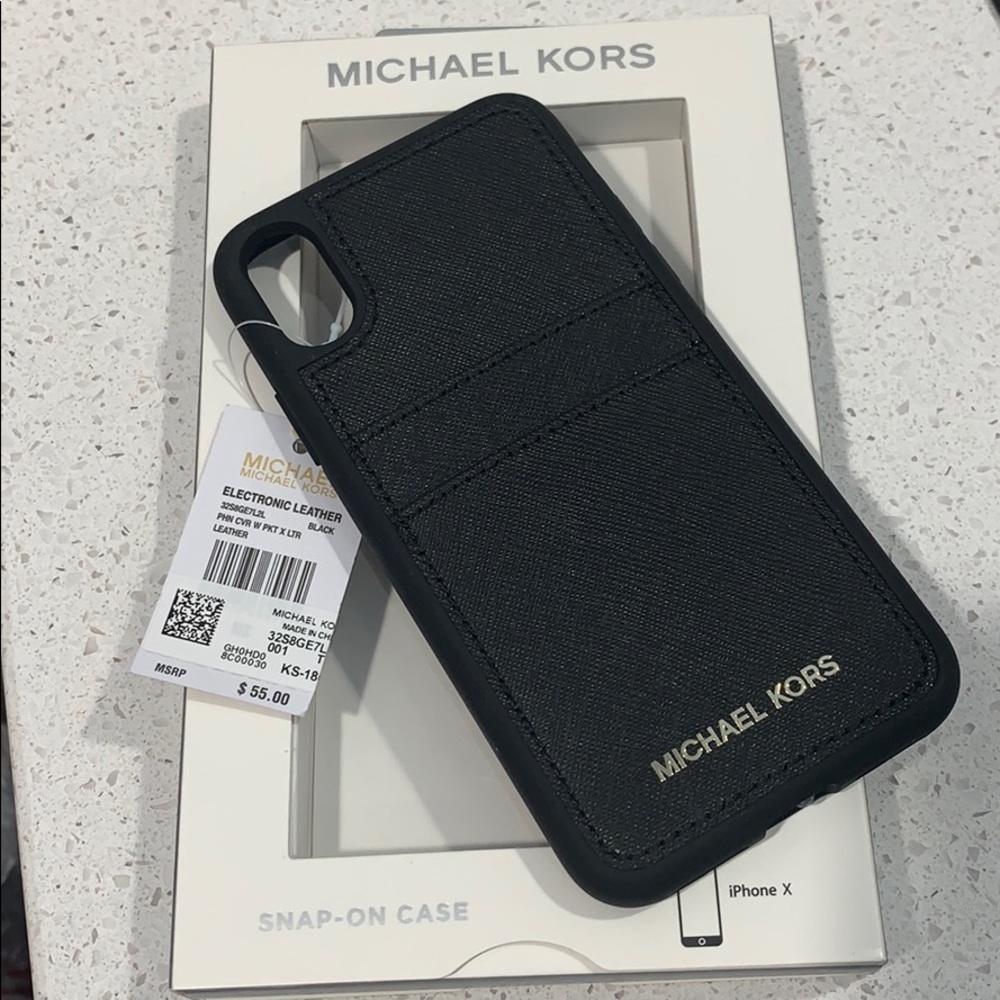 NWT Michael Kors iPhone X phone case